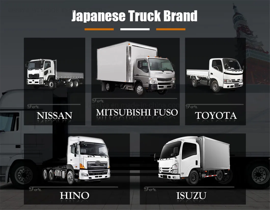 Europe Japanese Auto Car Spare Truck Parts for Isuzu/ Mitsubishi/ Hino/Hyundai/Mercedes-Benz/Volvo/Man/Scania/Renault/Daf/Iveco/Toyota, Body Spare Truck Parts